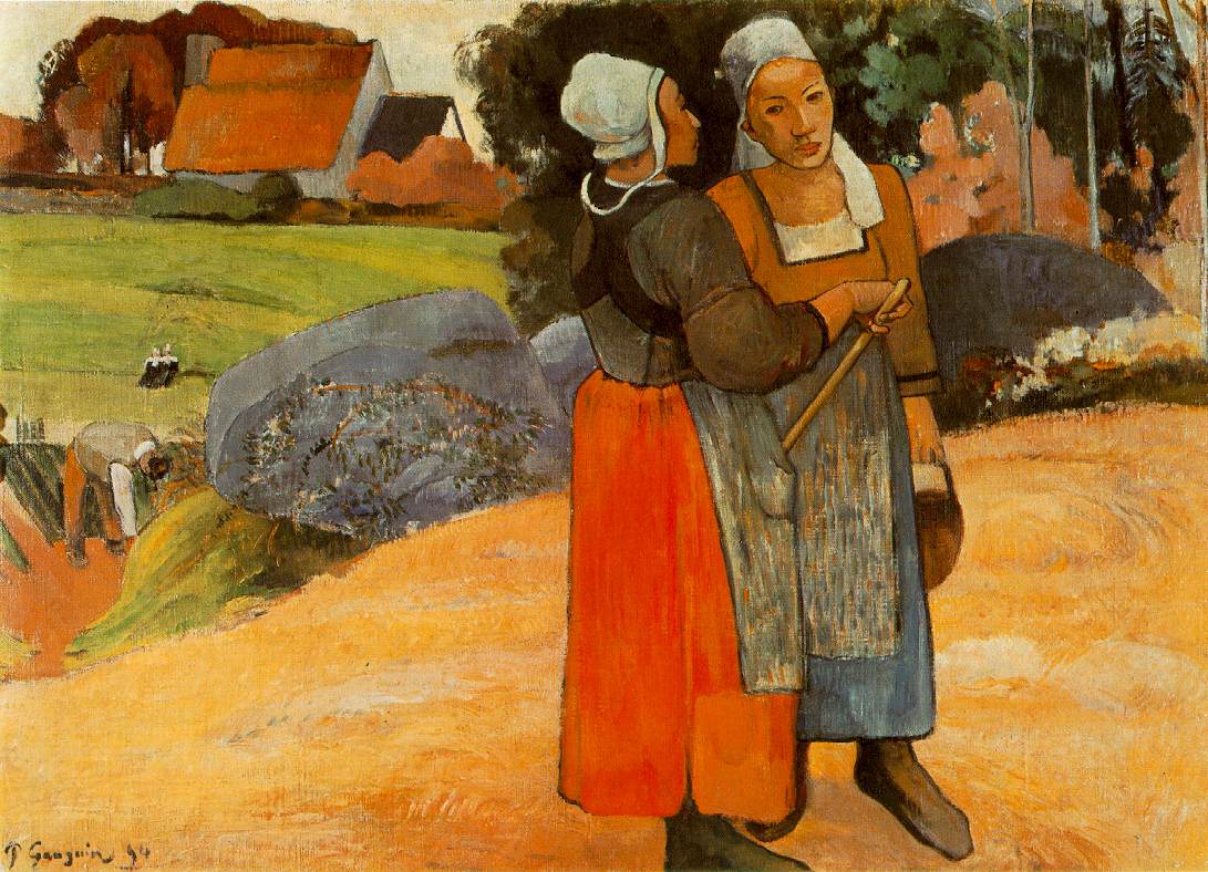 Paul Gauguin, kvinnor i Bretagne