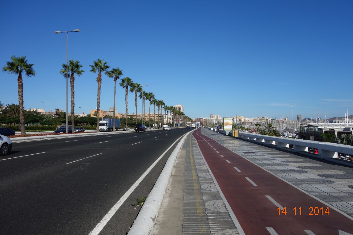 bike lane Las Palmas
