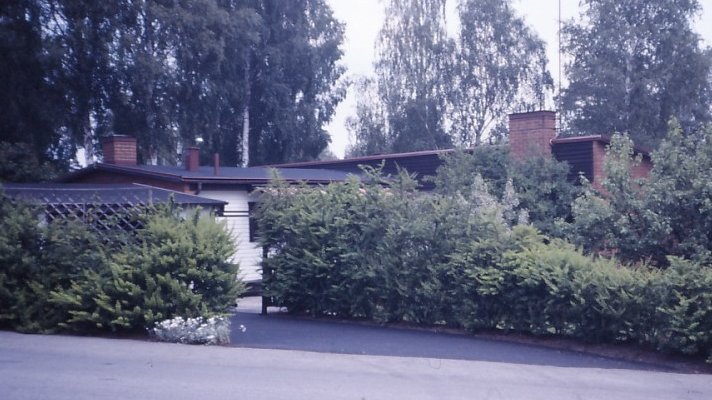 Huset sett från Fölvägen
