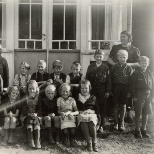 Den gamla småskolan i Skäveryd 1941